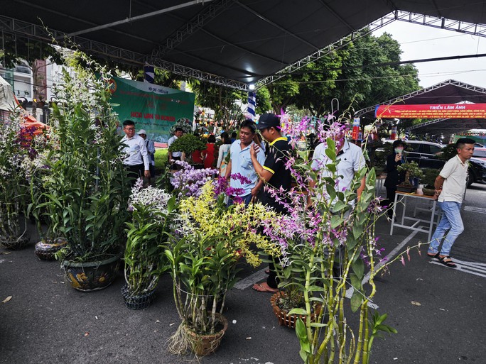 Ngỡ ngàng với hoa đẹp tại hội chợ sản phẩm nông nghiệp - Ảnh 2.