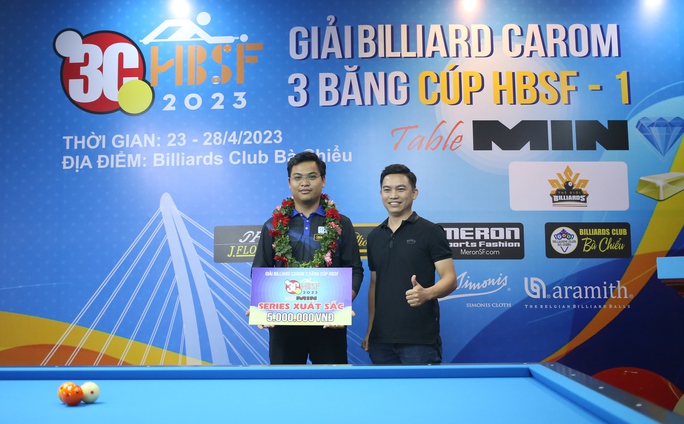 Lão tướng Lý Thế Vinh vào chung kết, Đào Văn Ly lên ngôi vô địch HBSF Cup 2023 - Ảnh 5.