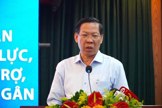 Chủ tịch Phan Văn Mãi chốt tiến độ mặt bằng dự án Vành đai 3- TP HCM - Ảnh 1.