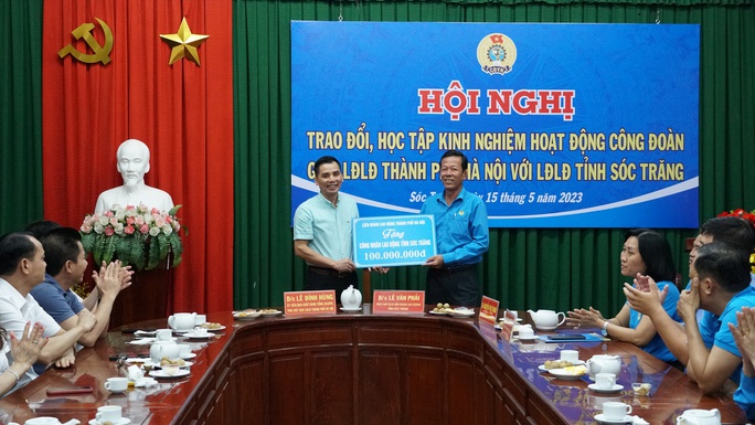 Công đoàn TP Hà Nội và Sóc Trăng cùng chăm lo cho người lao động - Ảnh 1.