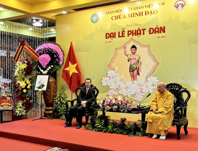 Chủ tịch nước Võ Văn Thưởng chúc mừng Đại Lễ Phật đản - Ảnh 6.