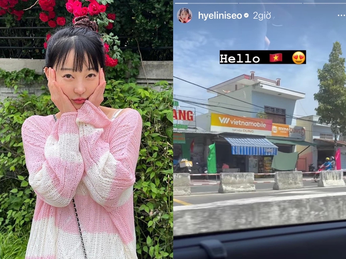 Nữ ca sĩ Hàn Quốc thích thú mua sắm, ăn uống ở Nha Trang - Ảnh 1.