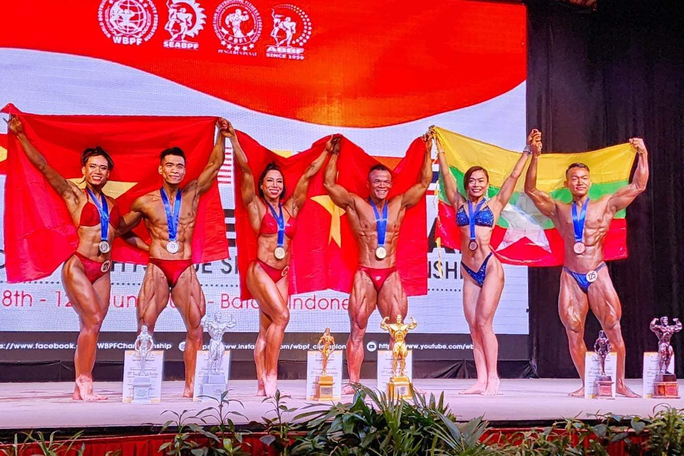 Tuyển thể hình Việt Nam giành 9 ngôi vô địch Đông Nam Á - Ảnh 4.