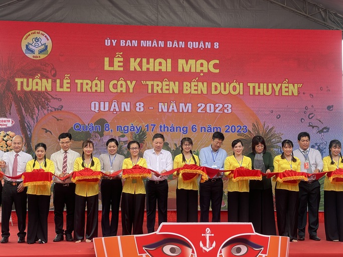 TP HCM: Khai mạc Tuần lễ trái cây “Trên bến dưới thuyền” - Ảnh 1.