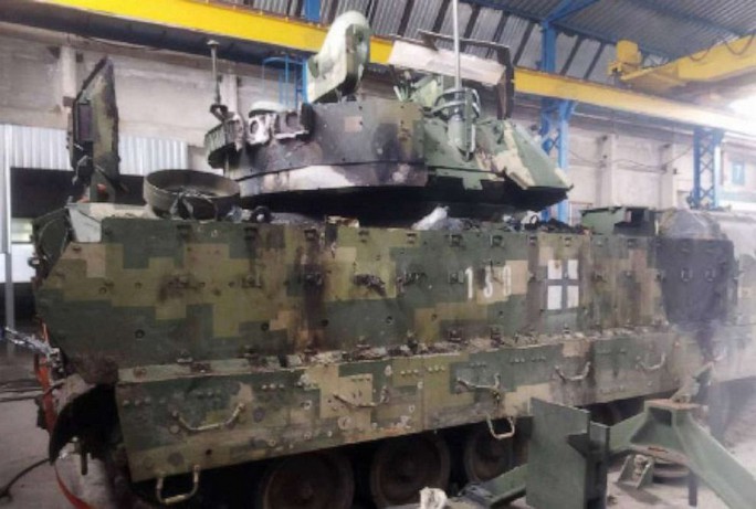 Thiết giáp Bradley của Mỹ được khen ở Ukraine