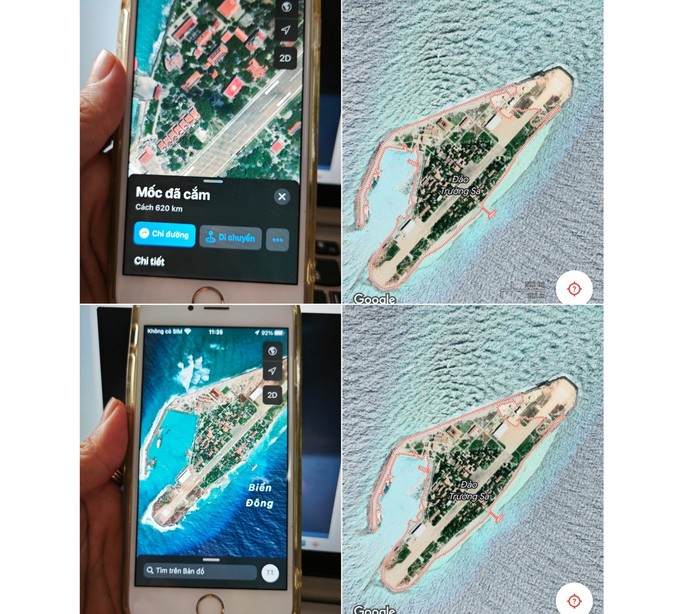 Google nói gì về nghi vấn xóa quốc kỳ Việt Nam trên ảnh quần đảo Trường Sa? - Ảnh 2.