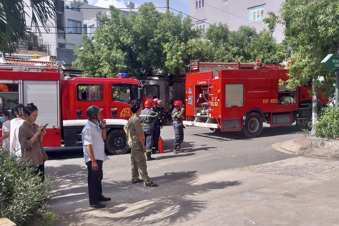 TP HCM: Cháy tại chung cư Good House - Ảnh 1. TP HCM: Cháy tại chung cư Good House - Ảnh 1.