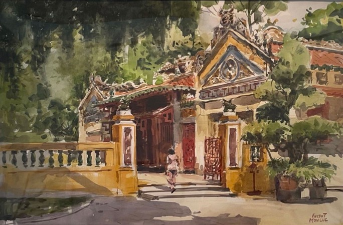 Nét đẹp Việt Nam qua góc nhìn của họa sĩ Vincent Monluc - Ảnh 1.