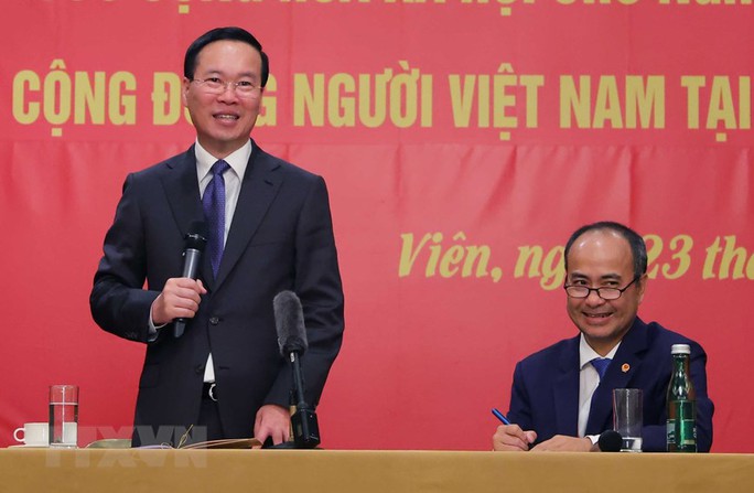 Chủ tịch nước Võ Văn Thưởng: Xây dựng cộng đồng người Việt Nam tại châu Âu đoàn kết, phát triển - Ảnh 4.