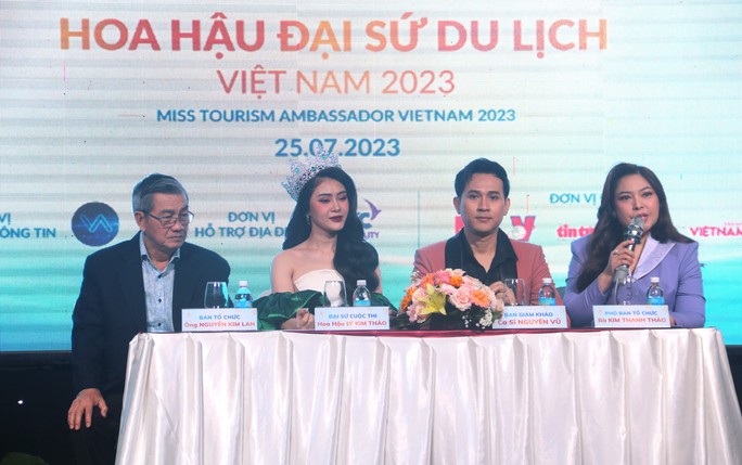 Họp báo Cuộc thi Hoa hậu Đại sứ Du lịch Việt Nam năm 2023 - Ảnh 1.