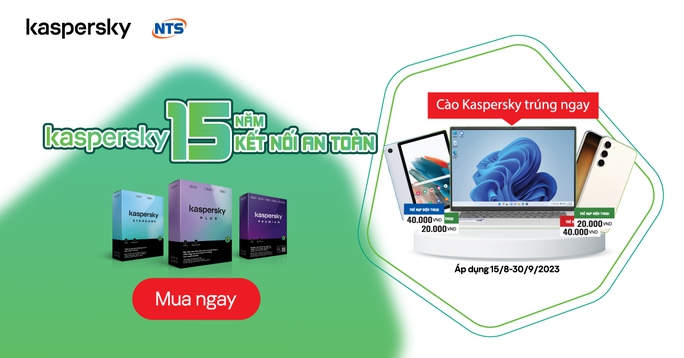 Kaspersky - 15 năm hành trình bảo vệ an ninh mạng cho người dùng Việt Nam - Ảnh 1.