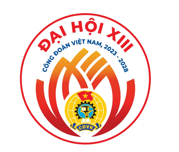 Công bố Biểu trưng chính thức của Đại hội XIII Công đoàn Việt Nam - Ảnh 3.