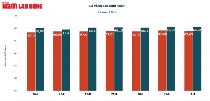 Giá vàng hôm nay 2-9: Giảm tiếp - Ảnh 3.