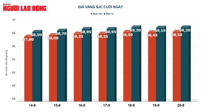 Giá vàng hôm nay 21-9: FED giữ nguyên lãi suất, vàng biến động dữ dội - Ảnh 3.