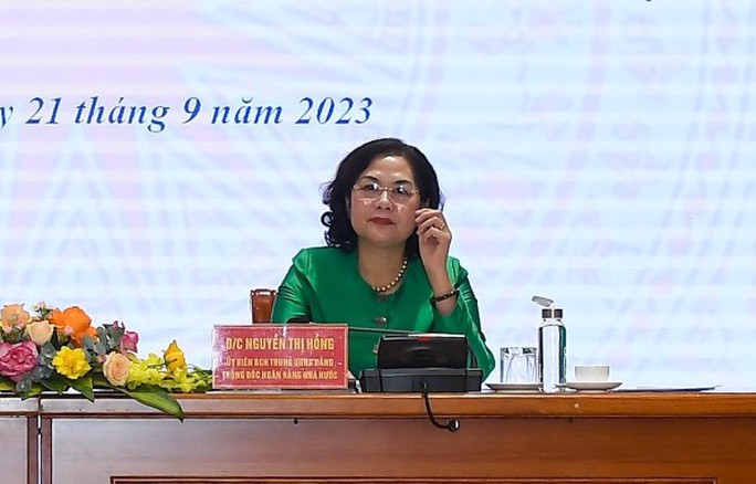 Thống đốc Nguyễn Thị Hồng trực tiếp nêu câu hỏi với CEO doanh nghiệp về lãi suất, thủ tục... - Ảnh 3.