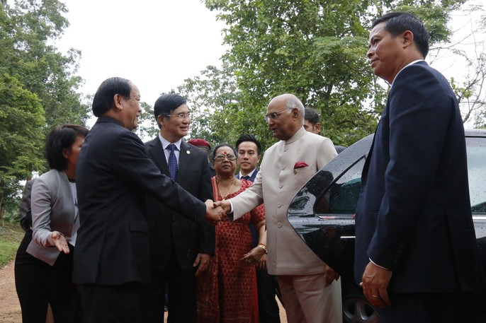 Tổng thống Ấn Độ cùng phu nhân thăm di sản thế giới Mỹ Sơn - Ảnh 3.