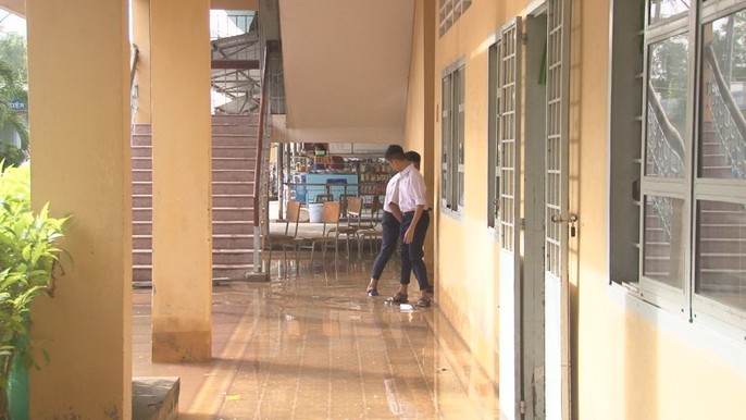 Hằng ngày, tôi phải đi làm qua đây