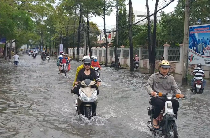 Bạc Liêu, Cà Mau ngập kỷ lục do ảnh hưởng bão số 1 - Ảnh 11.