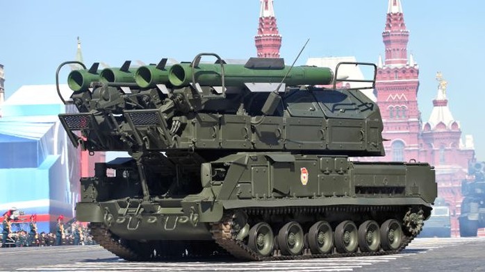 Hệ thống phòng thủ tên lửa Buk-M2. Ảnh: Press TV