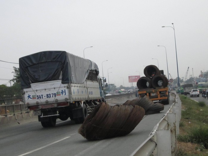 Hiện trường vụ tai nạn.