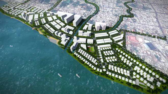 Phối cảnh khu đô thị mới Tây Sông Hậu tại TP Long Xuyên, tỉnh An Giang. Phối cảnh khu đô thị mới Tây Sông Hậu tại TP Long Xuyên, tỉnh An Giang.