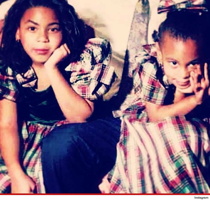 Ảnh Beyoncé và Solange hồi nhỏ trên Instagram của Solange