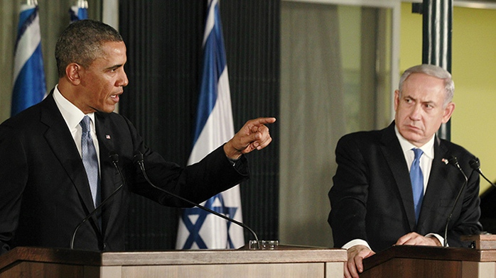 Quan hệ giữa Tổng thống Mỹ Barack Obama (trái) và Thủ tướng Israel Benjamin Netanyahu có vẻ không tốt đẹp như mọi người lầm tưởng. Ảnh: Reuters