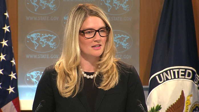 Phát ngôn viên Bộ Ngoại giao Mỹ Marie Harf. Ảnh: Colombo Gazette