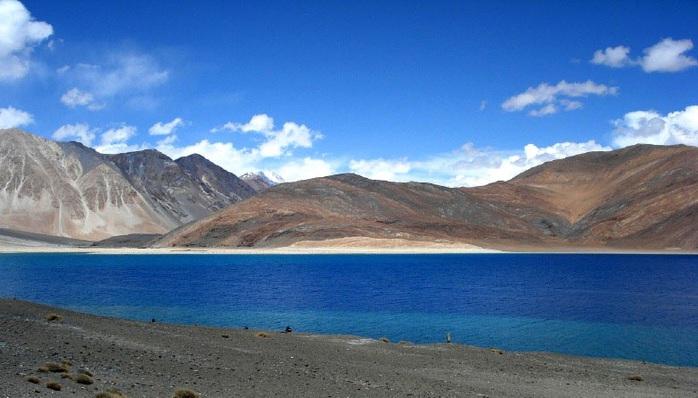 Hồ Pangong do Ấn Độ tuyên bố kiểm soát. Ảnh: Insights India