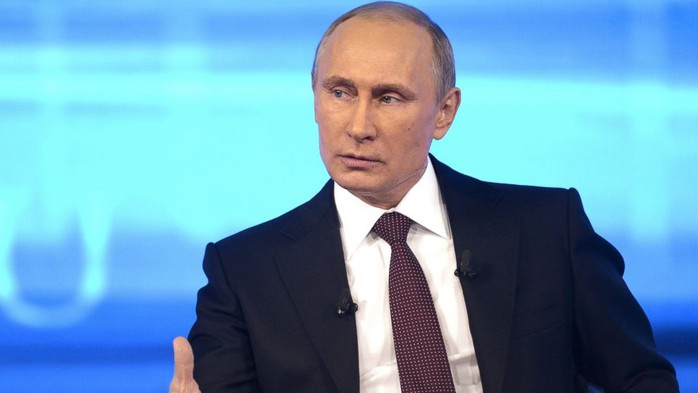 Tổng thống Putin gọi Internet là một dự án của CIA. Ảnh: AP