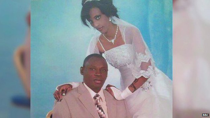 Cô gái Meriam Yehya Ibrahim Ishag bị tuyên án tử hình vì bỏ đạo. Ảnh: BBC