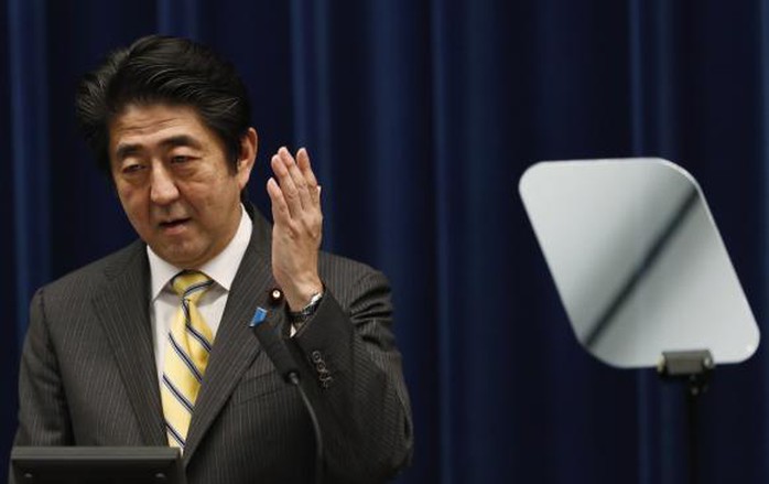 Thủ tướng Nhật Bản Shinzo Abe muốn mở rộng phạm vi hoạt động của quân đội nước này. Ảnh: Reuters