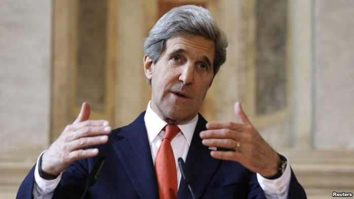Ngoại trưởng Mỹ John Kerry. Ảnh: Reuters