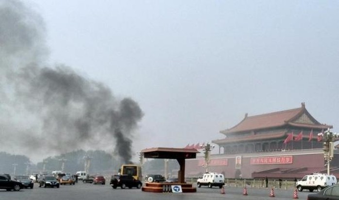 Quảng trường Thiên An Môn ở Bắc Kinh, nơi diễn ra cuộc tấn công khủng bố tháng 10-2013. Ảnh: Reuters