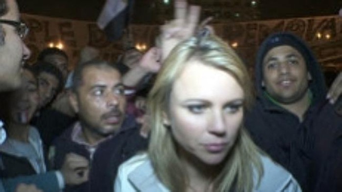 Nữ phóng viên Lara Logan của đài CBS bị tấn công tình dục năm 2011 ở Ai Cập. Ảnh: News.com.au