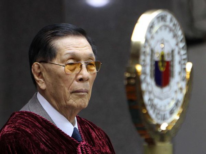 Thượng nghị sĩ Juan Ponce Enrile. Ảnh: Inquirer