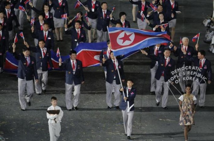 Triều Tiên tham dự Thế vận hội 2012. Ảnh: AP
