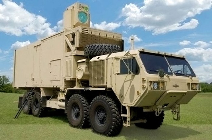 Quân đội Mỹ sẽ có thêm loại vũ khí laser mới hoạt động trong điều kiện gió và sương mù. Ảnh: Washington Times