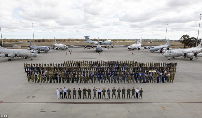 All together: Multinational air-crew and aircraft were involved in operation Southern Indian Ocean