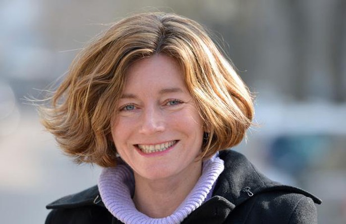 La journaliste Natalie Nougayrède, en février 2013 à Paris.