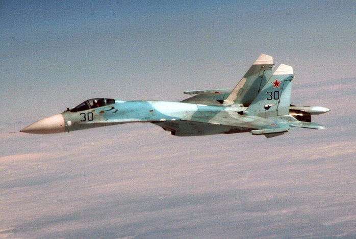 Máy bay Su-27 của Nga. Ảnh: Stripes