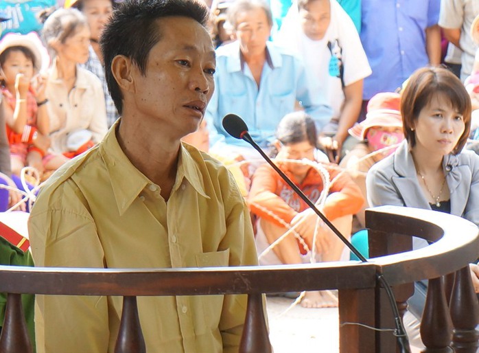 Bị cáo Nguyễn Văn Hiền tại phiên tòa