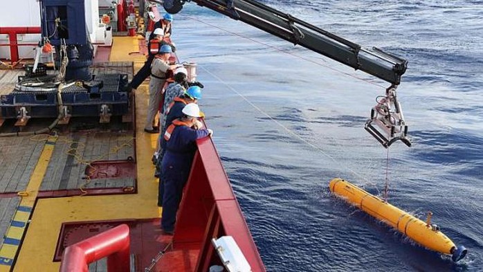 Úc huy động tàu ngầm Blue-fin 21 quét hầu hết diện tích tìm kiếm nhưng chưa có kết quả khả quan. Ảnh: Reuters