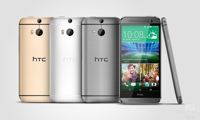 Cởi lớp áo khoác kim loại, HTC One (M8) vỏ nhựa có mức giá rẻ hơn gần một nữa.