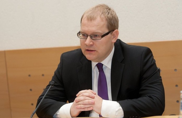 Bộ trưởng ngoại giao Estonia Urmas Paet. Ảnh: Delfi
