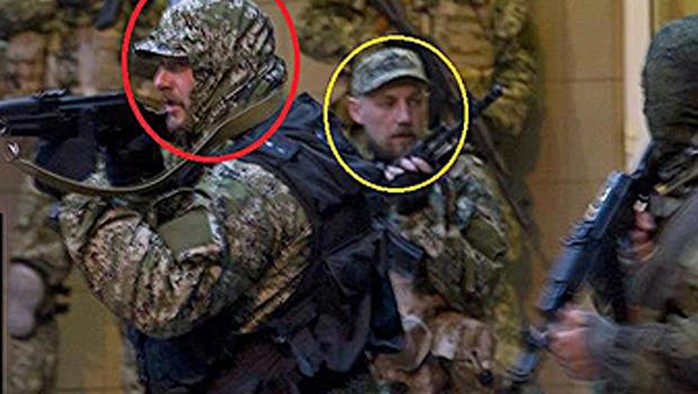 Một tấm ảnh chứng minh binh lính Nga đang hiện diện ở miền Đông Ukraine. Ảnh CBS News