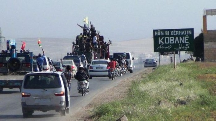 IS và lực lượng người Kurd vẫn giằng co xung quanh thị trấn chiến lược Kobane. Ảnh: ARA News