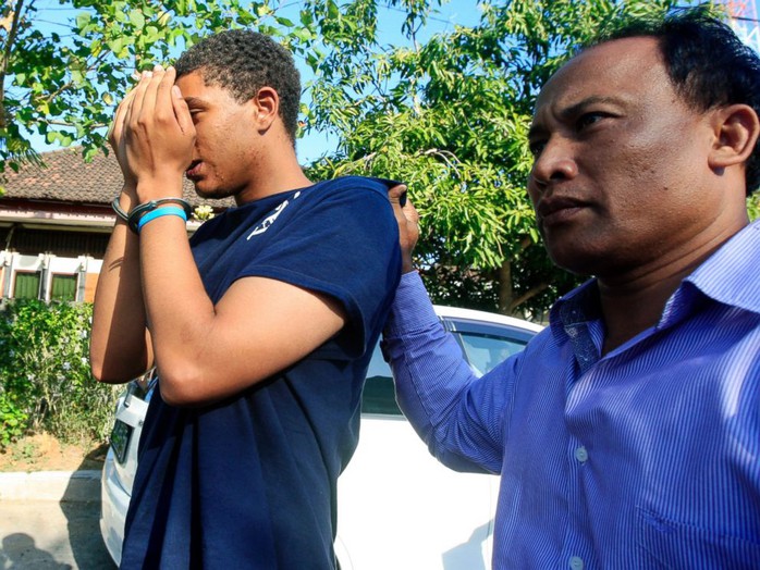 Bạn trai của Heather Mack bị cảnh sát Indonesia bắt giữ. Ảnh: AP