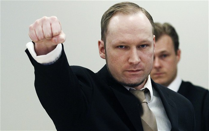 Kẻ giết người hàng loạt Anders Behring Breivik. Ảnh: Reuters