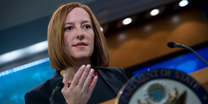 Phát ngôn viên Bộ Ngoại giao Mỹ Jen Psaki . Ảnh: ABC News